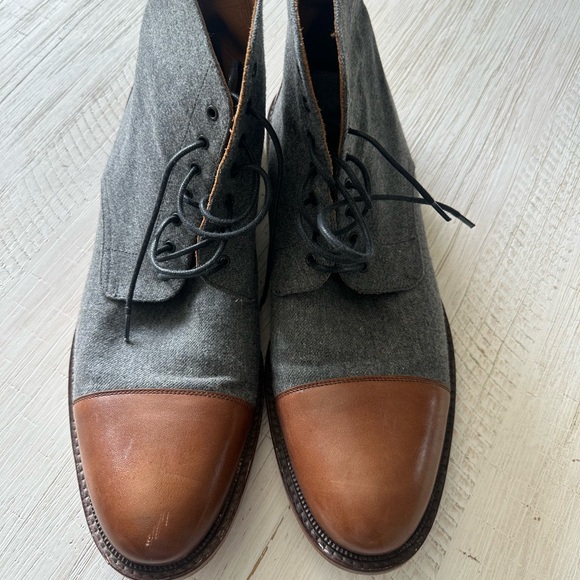 Men's Gray and Brown Taft boots - Picture 1 of 5
